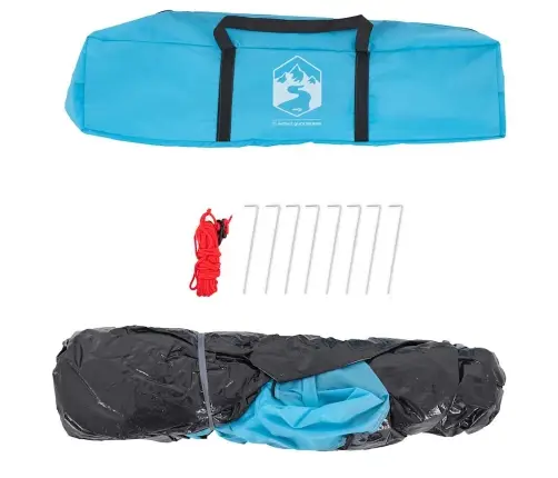 Matkatelk 3 Inimesele, Sinine, Kiirvabastus