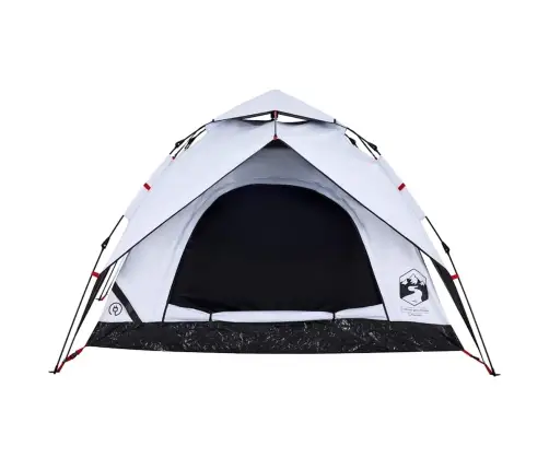 Stovyklavimo Palapinė, Balta, Trivietė, Tamsinantis Audinys