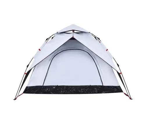 Stovyklavimo Palapinė, Balta, Trivietė, Tamsinantis Audinys