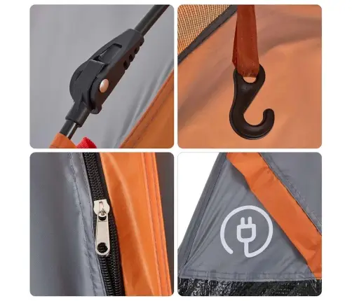 Matkatelk 4 Inimesele, Kuppel, Hall Ja Oranž, Kiirvabastus