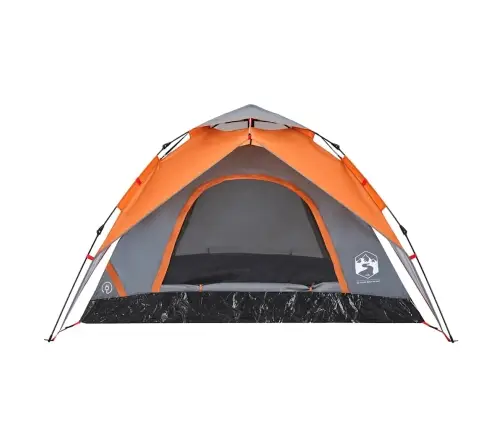 Stovyklavimo Palapinė, Pilka Ir Oranžinė, Penkiavietė, Kupolinė