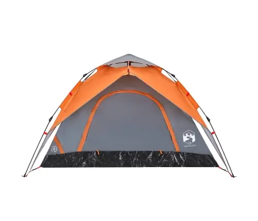Stovyklavimo Palapinė, Pilka Ir Oranžinė, Penkiavietė, Kupolinė