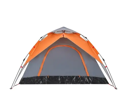 Stovyklavimo Palapinė, Pilka Ir Oranžinė, Penkiavietė, Kupolinė