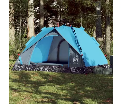 Matkatelk 3 Inimesele, Kuppel, Sinine, Kiirvabastus