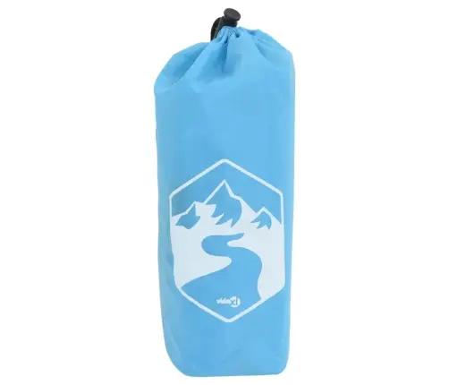 Vihmakeep Kapuutsiga, Kaks-Ühes Disain, Sinine, 223 X 145 Cm