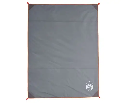 Piknika Sega Ar Mieriņiem, Pelēka, Oranža, 205X155 Cm Vidaxl