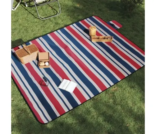 Iškylų Paklotas, Raudonos Ir Mėlynos Spalvos, 200X150Cm