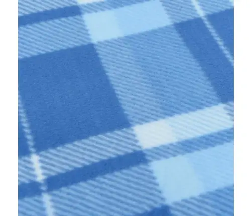 Kokkupandav Piknikutekk, Sinine Ruudumuster, 200X200 cm Samet