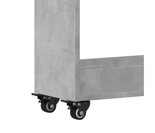 Ratastega Kapp, Betoonhall, 60 X 22 X 79 cm Tehispuit