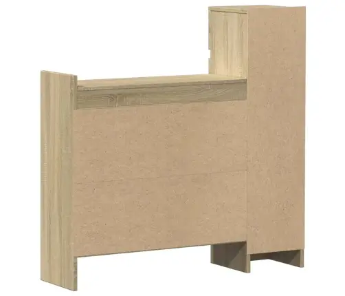 Apavu Plaukts, Koka Krāsa, 100,5X28X100 Cm, Inženierijas Koks Vidaxl