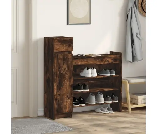 Spintelė Batams, Dūminė, 100,5X28X100cm Apdirbta Mediena