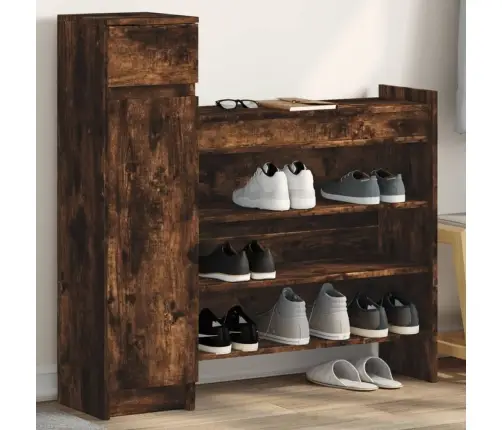 Spintelė Batams, Dūminė, 100,5X28X100cm Apdirbta Mediena