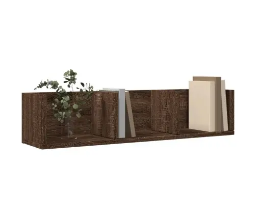 Sienas Skapīši, 2 Gab., Ozola, 75X18X16,5 Cm, Inženierijas Koks Vidaxl