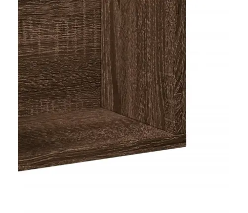 Sienas Skapītis, Ozolkoka, 99X18X16,5 Cm, Inženierijas Koks Vidaxl