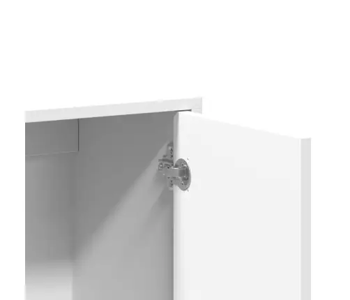 Šoninė Spintelė, Baltos Spalvos, 60X31X70cm Apdirbta Mediena