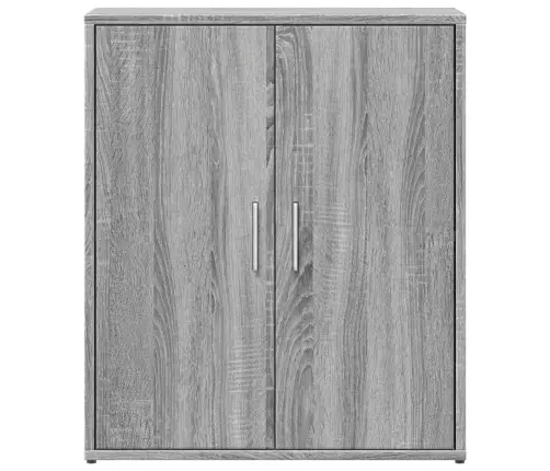 Šoninė Spintelė, Pilka Ąžuolo, 60X31X70cm Apdirbta Mediena