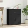 Kumode, Melna, 60X31X70 Cm, Inženierijas Koks Vidaxl