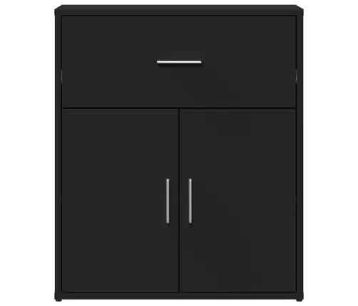 Kumode, Melna, 60X31X70 Cm, Inženierijas Koks Vidaxl