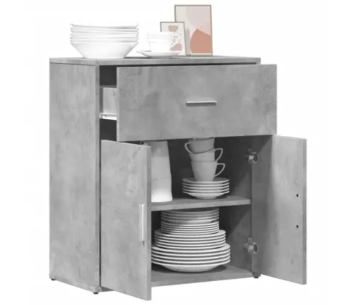 Puhvetkapp, Betoonhall, 60 X 31 X 70 cm Tehispuit