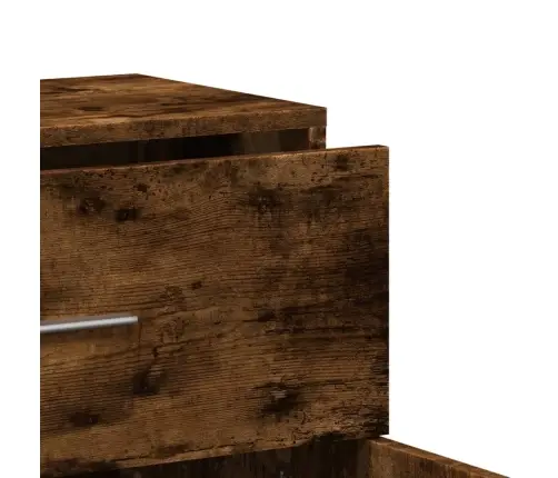 Šoninė Spintelė, Dūminio Ąžuolo, 60X31X70cm Apdirbta Mediena