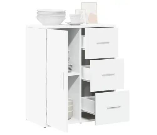 Puhvetkapp, Valge, 60 X 31 X 70 cm Tehispuit