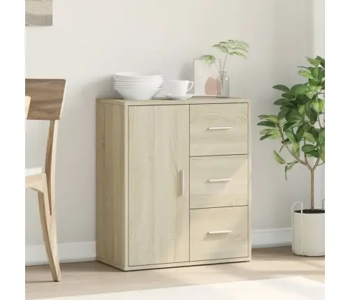 Kumode, Ozolkoka Krāsa, 60X31X70 Cm, Inženierijas Koks Vidaxl