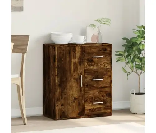 Puhvetkapp, Suitsutatud Tamm, 60 X 31 X 70 cm Tehispuit