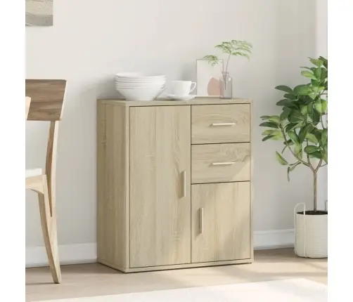 Kumode, Ozolkoka Krāsa, 60X31X70 Cm, Inženierijas Koks Vidaxl