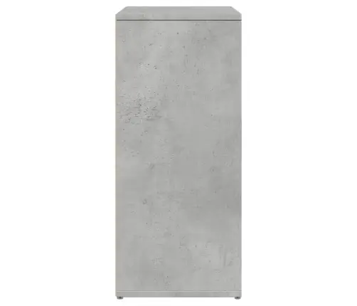 Kumode, Betona Pelēka, 60X31X70 Cm, Inženierijas Koks Vidaxl