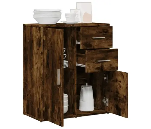 Kumode, Ozolkoka Krāsa, 60X31X70 Cm, Inženierijas Koks Vidaxl