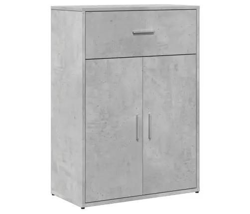 Šoninė Spintelė, Betono Pilka, 60X30X84cm Apdirbta Mediena