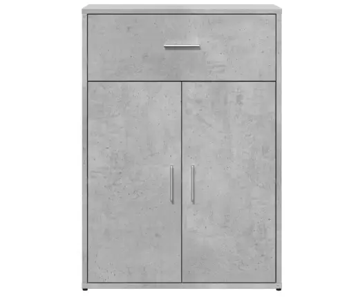 Šoninė Spintelė, Betono Pilka, 60X30X84cm Apdirbta Mediena