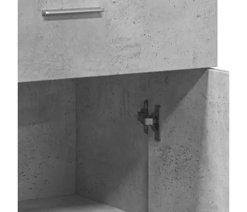 Šoninė Spintelė, Betono Pilka, 60X30X84cm Apdirbta Mediena