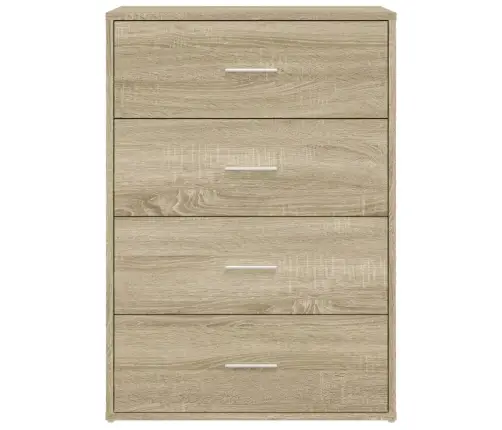 Kumode, Ozolkoka Krāsa, 60X31X84 Cm, Inženierijas Koks Vidaxl