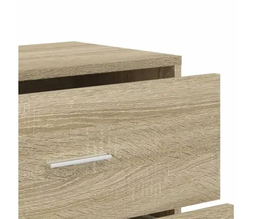 Kumode, Ozolkoka Krāsa, 60X31X84 Cm, Inženierijas Koks Vidaxl