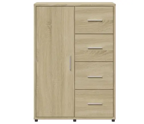 Šoninė Spintelė, Sonoma Ąžuolo, 60X31X84cm Apdirbta Mediena