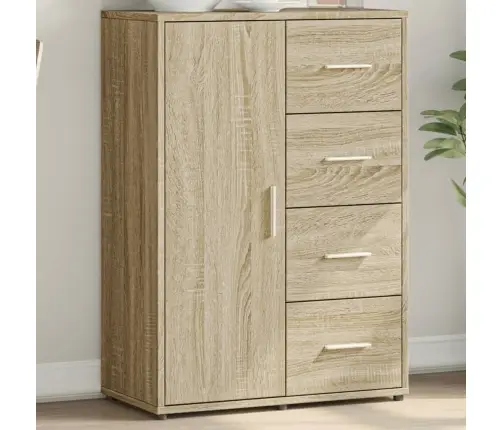 Šoninė Spintelė, Sonoma Ąžuolo, 60X31X84cm Apdirbta Mediena