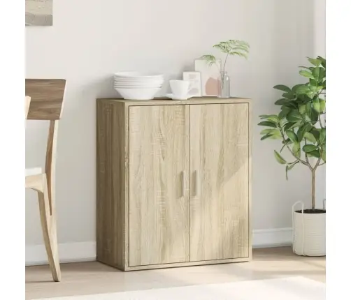 Kumode, Ozolkoka Krāsa, 79X38X80 Cm, Inženierijas Koks Vidaxl