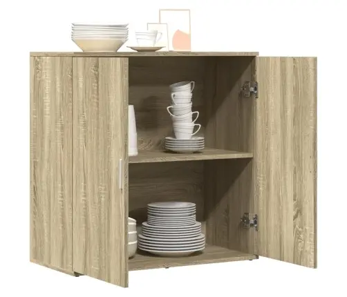 Kumode, Ozolkoka Krāsa, 79X38X80 Cm, Inženierijas Koks Vidaxl