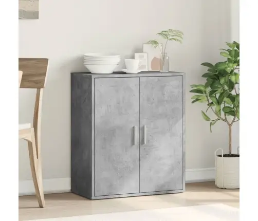 Šoninė Spintelė, Betono Pilka, 79X38X80cm Apdirbta Mediena