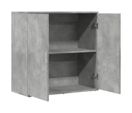 Šoninė Spintelė, Betono Pilka, 79X38X80cm Apdirbta Mediena