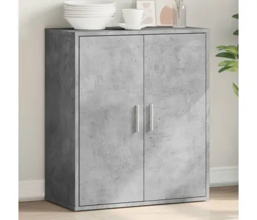 Šoninė Spintelė, Betono Pilka, 79X38X80cm Apdirbta Mediena