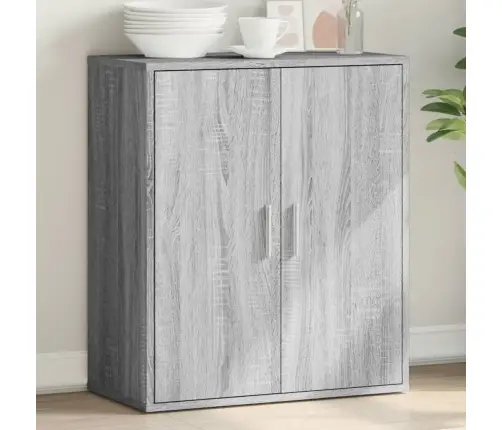 Šoninė Spintelė, Pilka Ąžuolo, 79X38X80cm Apdirbta Mediena