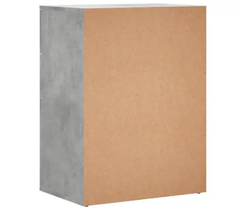 Šoninė Spintelė, Betono Pilka, 60X39X80cm Apdirbta Mediena