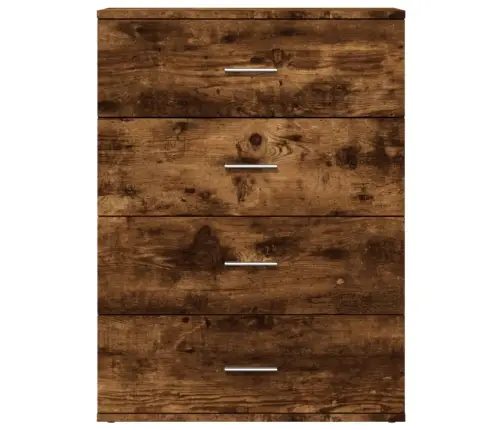 Kumode, Ozolkoka Krāsa, 60X39X80 Cm, Inženierijas Koks Vidaxl