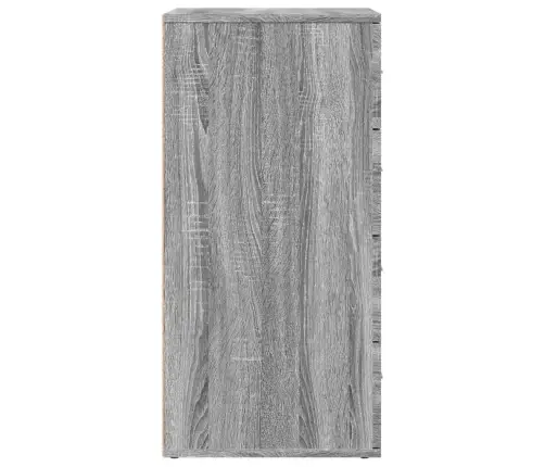 Šoninė Spintelė, Pilka Ąžuolo, 60X39X80cm Apdirbta Mediena