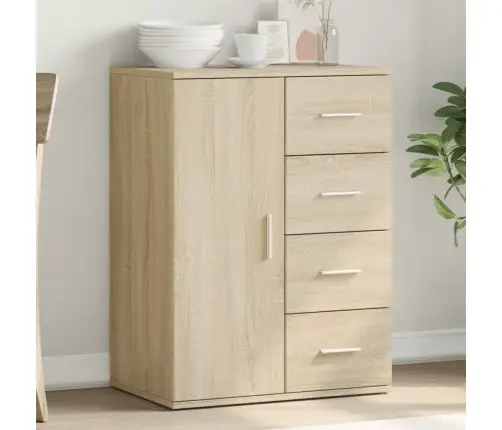 Puhvetkapp, Sonoma Tamm, 59X39X80 cm Tehispuit Puhvetkapp, Sonoma Tamm, 59X39X80 cm Tehispuit