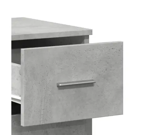 Plaukts, Betona Pelēks, 59X39X80 Cm, Inženierijas Koks Vidaxl