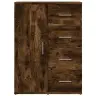 Kumode, Ozolkoka Krāsa, 59X39X80 Cm, Inženierijas Koks Vidaxl