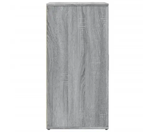 Kumode, Pelēka Ozola, 59X39X80 Cm, Inženierijas Koks Vidaxl